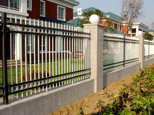 小区围墙护栏-小区锌钢围墙围栏-别墅区围墙护栏-南京锌钢护栏价格-南京律和护栏网厂
